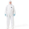 Vicogard Microporous Coveralls with Hood and Elastic Cuffs White-2