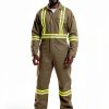 Flame Resistant FR High Visibility Hi Vis Coverall-2