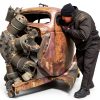 RefrigiWear ComfortGuard Coveralls – Insulated Black Denim Workwear-1