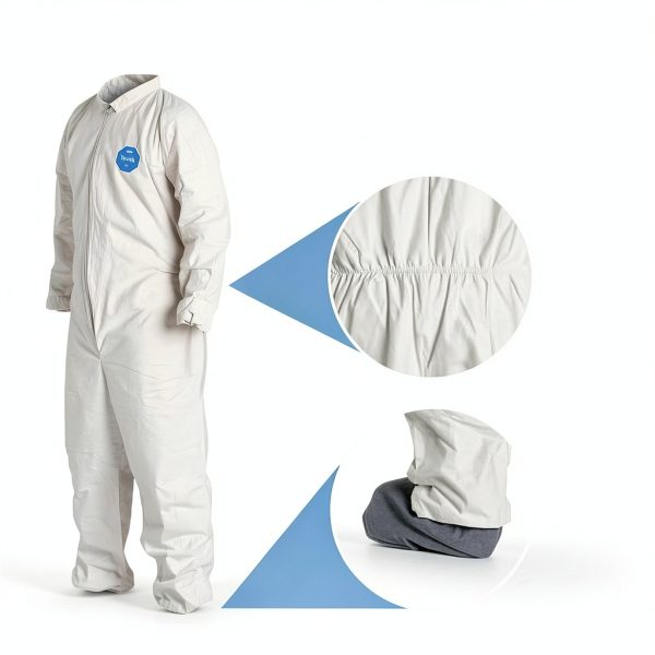 DuPont Tyvek 400 Disposable Protective Coverall White XLarge 25 Pack-2