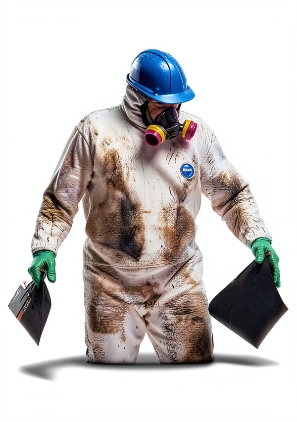 DuPont Tyvek 400 TY127S Disposable Protective Coverall with Respirator-Fit Hood and Elastic Cuff, White-6