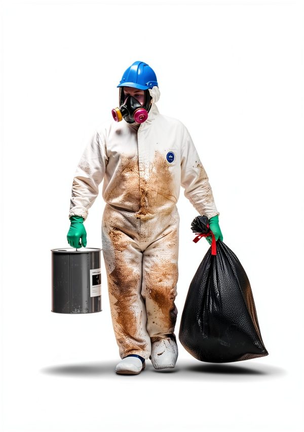 DuPont Tyvek 400 TY127S Disposable Protective Coverall with Respirator-Fit Hood and Elastic Cuff, White-1