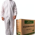 Hazmat Suits Greenour 12-Pack Coveralls with Hood, Medium to 2X-Large-0